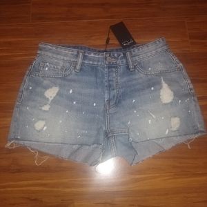 Rails denim shorts